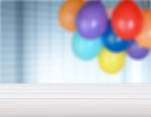 Abstract defocused blurred festive background for holiday or party concept.