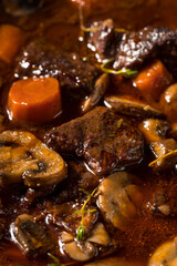 Homemade French Beef Bourguignon Stew