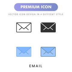 email icon for your website design, logo, app, UI. Vector graphics illustration and editable stroke.