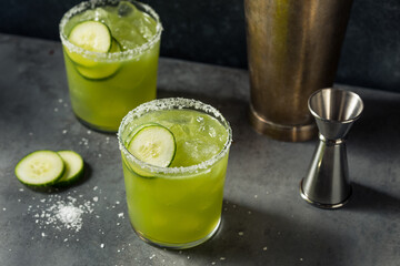 Boozy Refreshing Cucumber Margarita