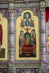 Fototapeta na wymiar Icon. Assumption of the Most Holy Theotokos