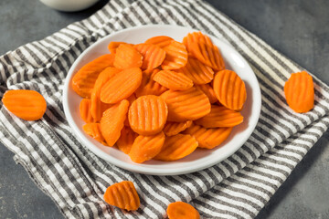 Healthy Homemade Raw Organic Carrot Chips