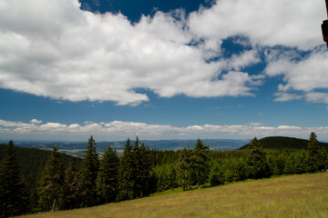 krajobraz górski, widok na hale	
