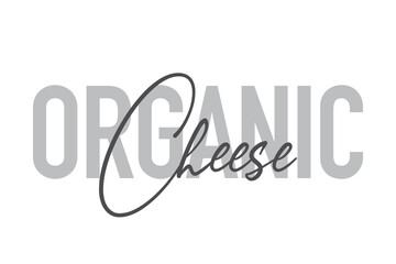 Modern, simple, minimal typographic design of a saying 