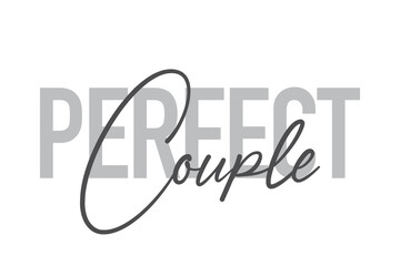 Modern, simple, minimal typographic design of a saying 