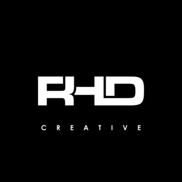 RHD Letter Initial Logo Design Template Vector Illustration
