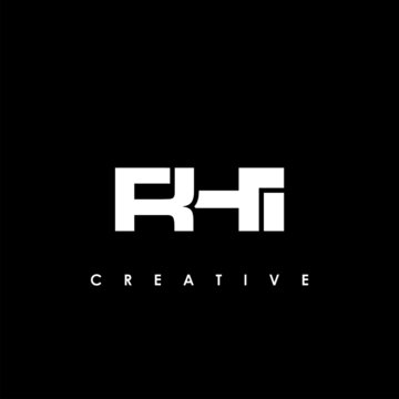 RHI Letter Initial Logo Design Template Vector Illustration