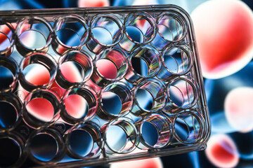 24-well plate for cell culture studies.