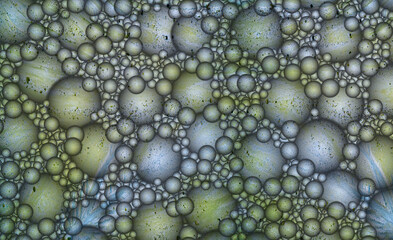 background image with 3d color spheres, illustration design