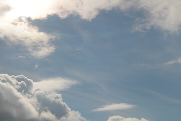 blue sky with clouds