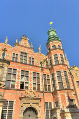 Fototapeta na wymiar Gdansk old town, HDR Image