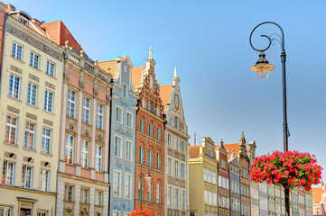 Gdanks Old Town, Poland, HDR Image