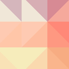 Fototapeta premium Abstract color Low-Polygones Generative Art background illustration