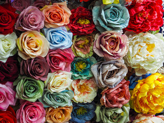 Fototapeta na wymiar colorful bouquet of flowers