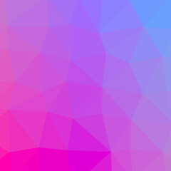 Abstract color Low-Polygones Generative Art background illustration