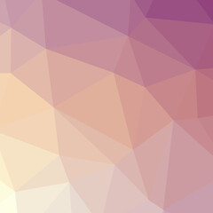 Fototapeta premium Abstract color Low-Polygones Generative Art background illustration