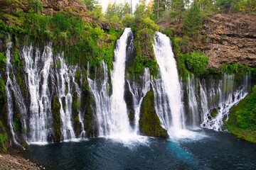Burney Falls is a waterfall on Burney Creek, within McArthur-Burney Falls Memorial State Park, in Shasta County, California