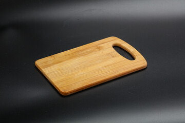 Wooden board for kitchen isolated