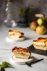 cottage cheese casserole with apple