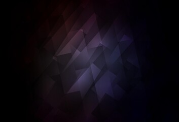 Fototapeta premium Dark Gray vector texture in rectangular style.