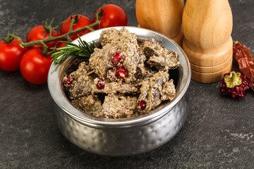 Chicken Liver with cream sauce