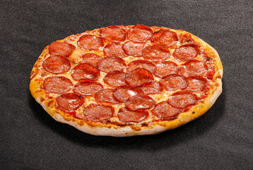 Italian traditional Pizza with pepperoni