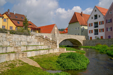 Berching, Bacham is a Bavarian town in the Neumarkt district in the Upper Palatinate. Photographed...