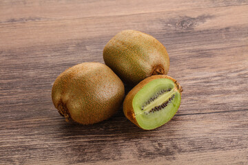 Sweet ripe and juicy kiwi fruit