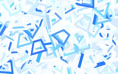 Light BLUE vector pattern with random forms.