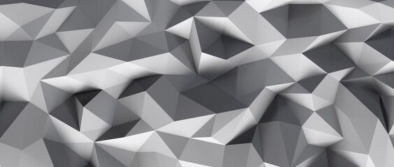 shape. Distorted low poly backdrop with sharp lines.