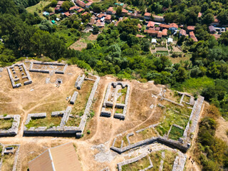 Ruins of medieval fortificated city of Cherven, Ruse region, Bulgaria