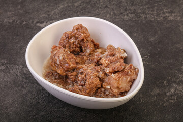 Gurmet venison stew with spices