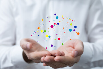 organization chart team concept networking