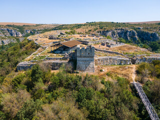 Ruins of medieval fortificated city of Cherven, Ruse region, Bulgaria