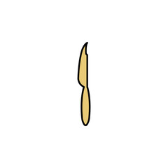 Fish knife colored icon. Can be used for web, logo, mobile app, UI, UX