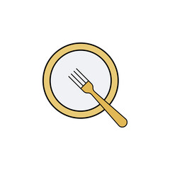 I'll be a regular customer, table etiquette colored icon. Can be used for web, logo, mobile app, UI, UX