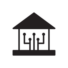 smart home network icon sign symbol