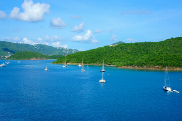 Obraz na płótnie Canvas View at St. Thomas, US Virgin Islands