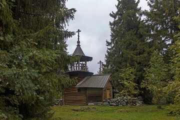 The chapel of Paraskeva Pyatnitsa and Varlaam Khutynsky is located at some distance from the...