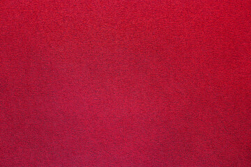 Red linen canvas texture, scarlet textile fabric background