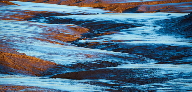 Bay of Fundy low tide mud