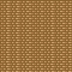 Brown brick pattern pixel art. Vector picture.