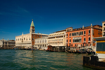 Venice, Veneto, Italy after 2020 lockdown in summer