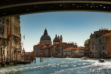 Venice, Veneto, Italy after 2020 lockdown in summer