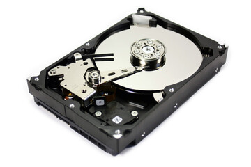 Computer repair. The photo shows a hdd disk for storing files