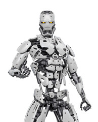 Fototapeta premium cyborg is ready for action