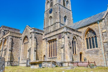 Fototapeta na wymiar Wedmore Church, Somerset