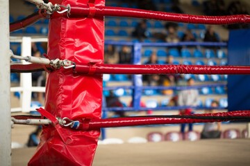 Pause during a boxing match