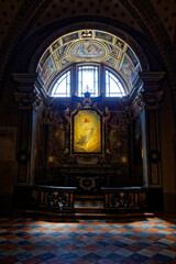 interior of the church