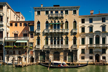 Venice, Veneto, Italy after 2020 lockdown in summer